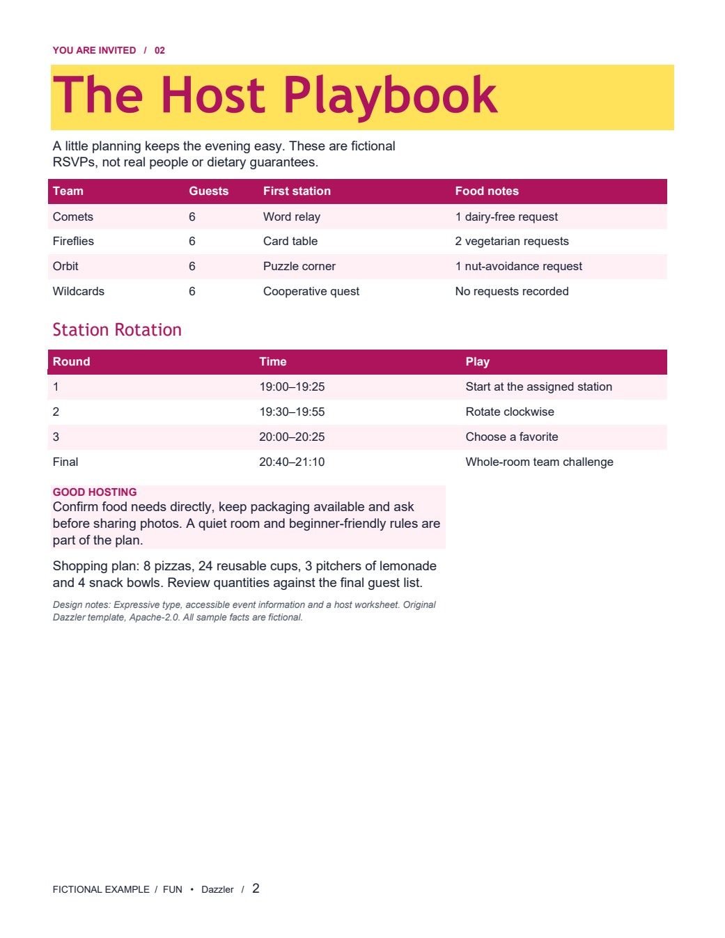 The great game night page 2